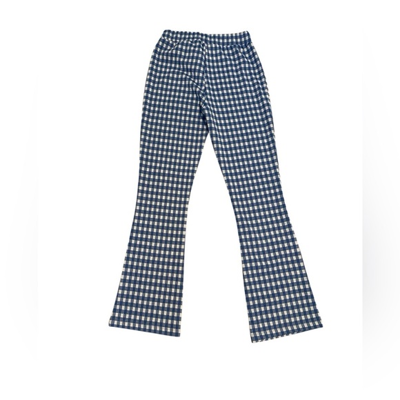 Urban Outfitters Black & Blue Checkered Pants Size Small - Picture 3 of 9
